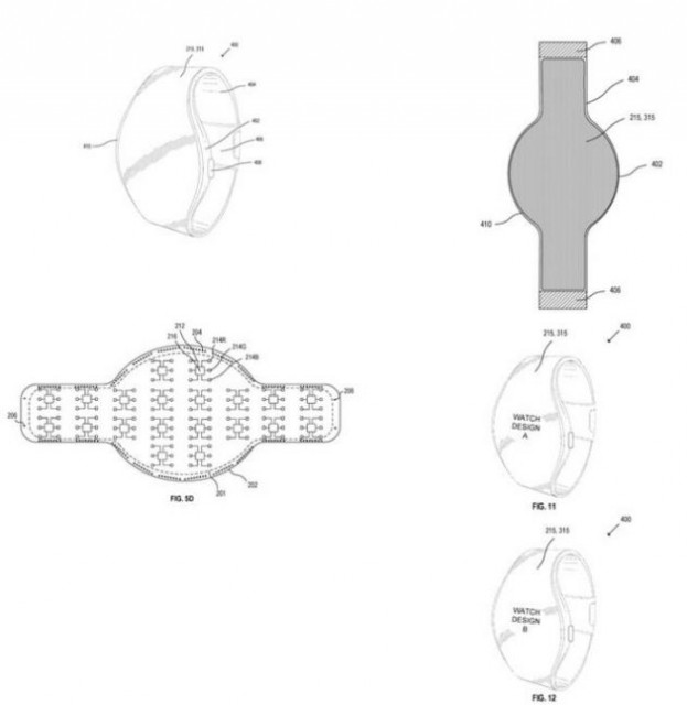 苹果为Apple Watch申请了圆形表盘专利