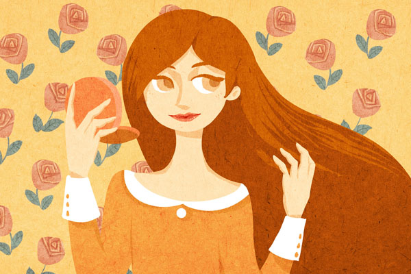摄图网_400454971_banner_美妆照镜子梳头发插画（企业商用）.jpg